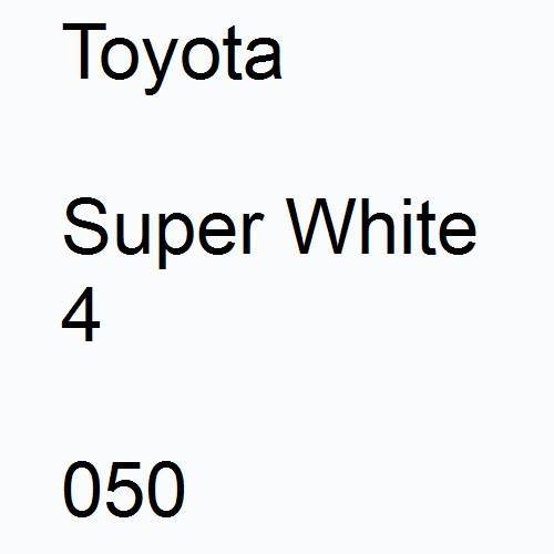 Toyota, Super White 4, 050.